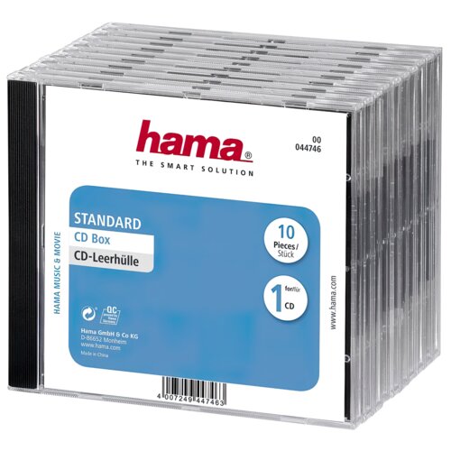 Pudełko do płyt CD HAMA Standard (10 szt.)