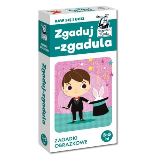 Kapitan Nauka. Zgaduj-zgadula. Zagadki obrazkowe 3-5 lat