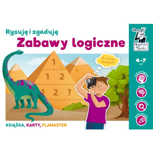 Kapitan Nauka. Rysuję i zgaduję. Zabawy logiczne