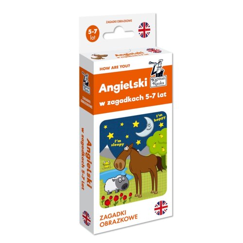 Kapitan Nauka. Angielski. Zagadki obrazkowe 5-7 lat