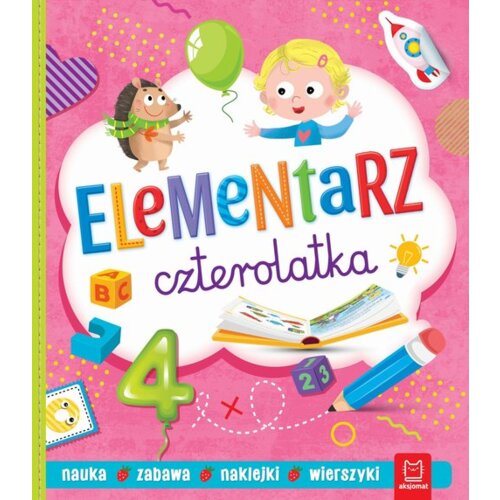 Elementarz czterolatka. Nauka. Zabawa. Naklejki