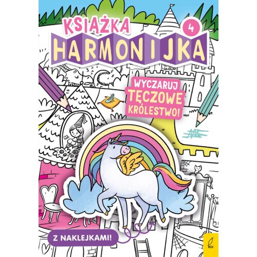 Książka harmonijka. Wyczaruj tęczowe królestwo 4