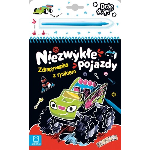 Niezwykłe pojazdy. Zdrapywanka z rysikiem