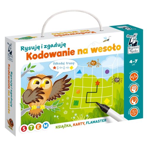 Kapitan Nauka. Rysuję i zgaduję. Kodowanie na wesoło