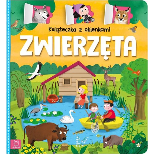 Zwierzęta. Książeczka z okienkami