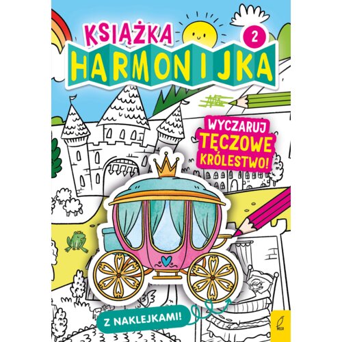 Książka harmonijka. Wyczaruj tęczowe królestwo 2