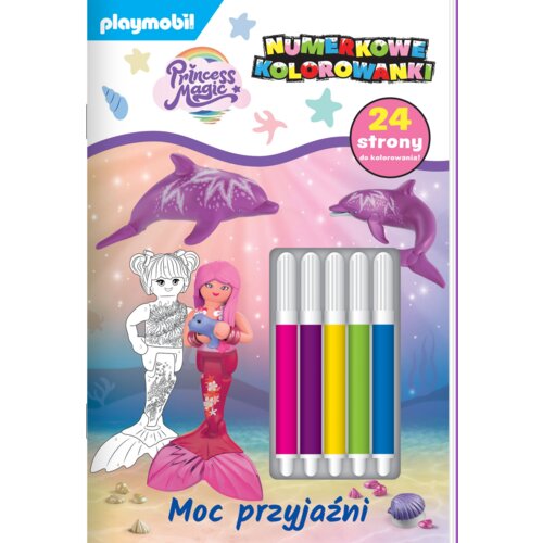 Playmobil Princess Magic. Numerkowe kolorowanki. Moc przyjaźni