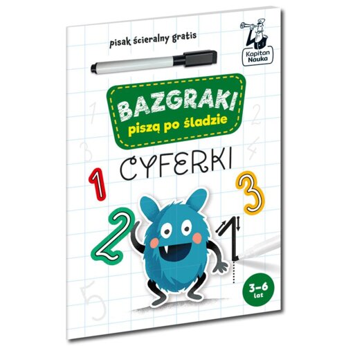 Bazgraki piszą po śladzie. Cyferki