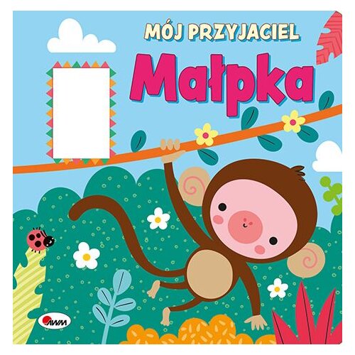 KSIAZECZKA EDUK 140X140 OPR TW MALPKA PLUSZAK