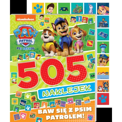 Psi Patrol 505 naklejek część 5. Baw się z Psim Patrolem!