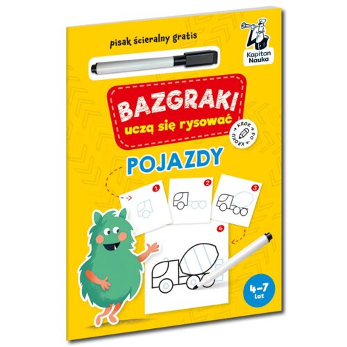 Bazgraki uczą się rysować. Pojazdy. Kapitan Nauka