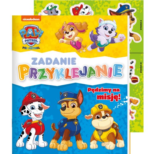 Psi Patrol. Psi Patrol. Zadanie przyklejanie. Pędzimy na misję!