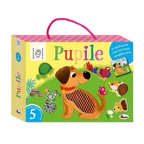Dotykam Poznaję Pupile box z puzzlami sensorycznymi