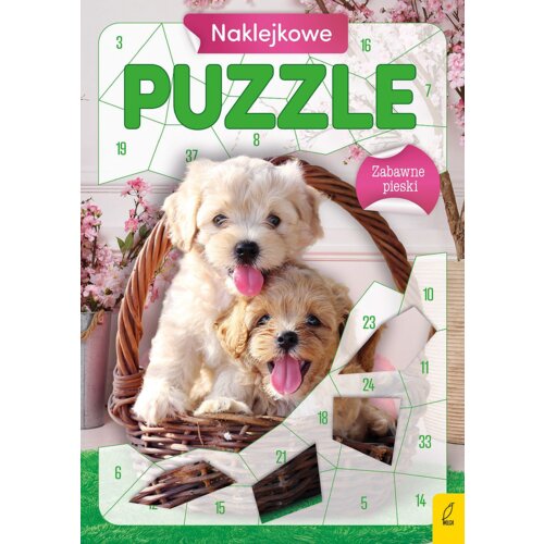 Naklejkowe puzzle. Zabawne pieski
