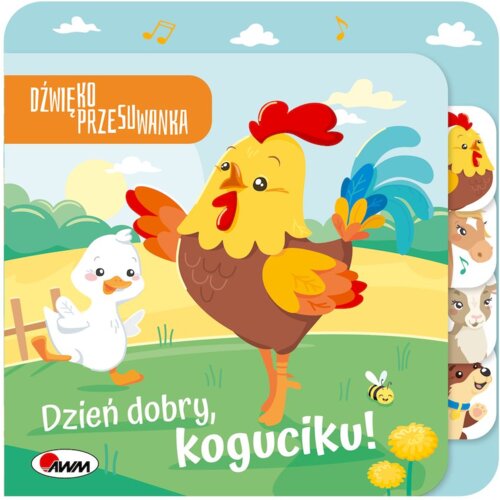 Dzwiękoprzesuwanka. Dobranoc Koguciku