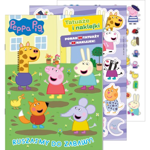 Peppa Pig. Tatuaże i naklejki