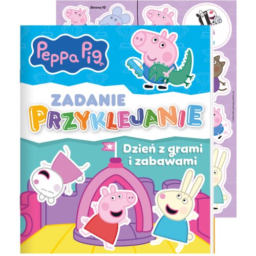 Peppa Pig. Peppa Pig. Zadanie przyklejanie. Dzień z grami i zabawami