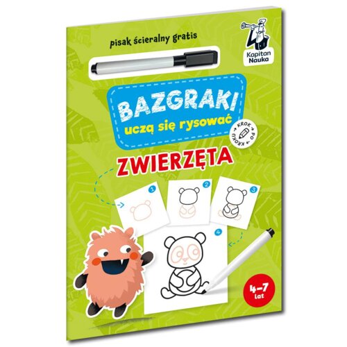 Bazgraki uczą się rysować. Zwierzęta. Kapitan Nauka
