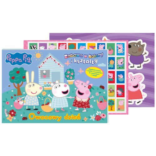 Peppa Pig. Zabawa w kolory i kształty. Owocowy dzień