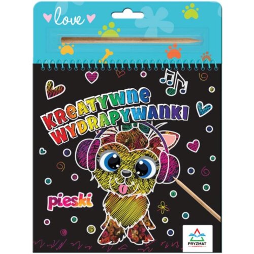 Kreatywne wydrapywanki. Pieski