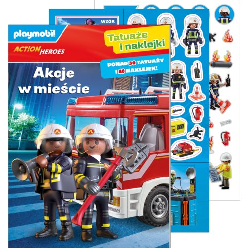 Plamobil Action Heroes. Tatuaże i naklejki