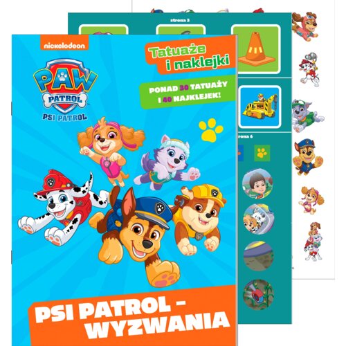 Psi Patrol. Tatuaże i naklejki