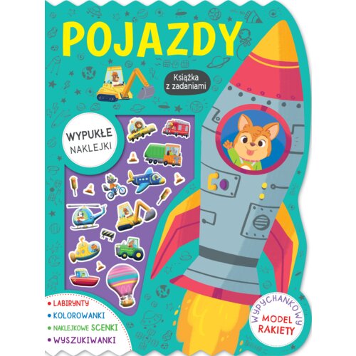 Pojazdy. Książka z zadaniami