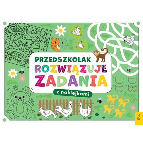 Przedszkolak rozwiązuje zadania. Zeszyt zielony