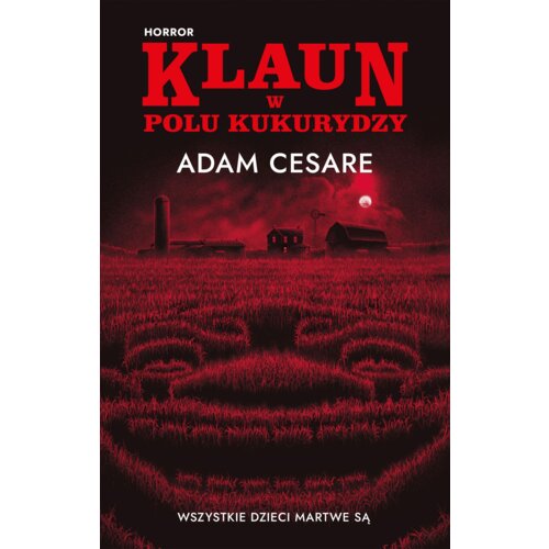 Klaun w polu kukurydzy