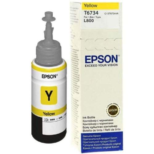 Tusz EPSON T6734 Żółty 70 ml C13T67344A