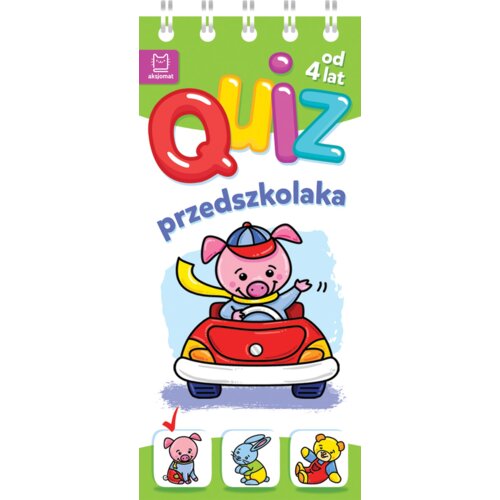 Quiz przedszkolaka ze świnką od 4 lat