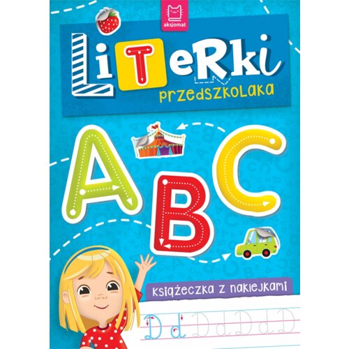 Książeczka z naklejkami Literki przedszkolaka