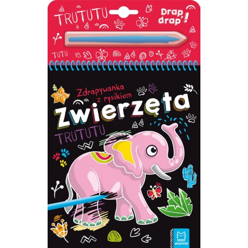 Zwierzęta. Zdrapywanka z rysikiem