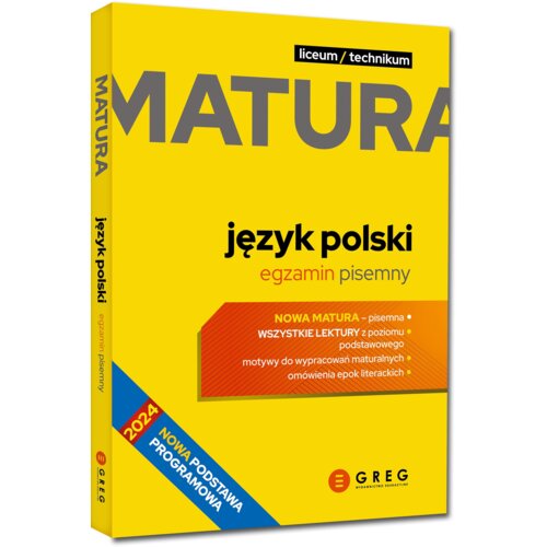 Matura - język polski - egzamin pisemny - 2024 - repetytorium maturalne