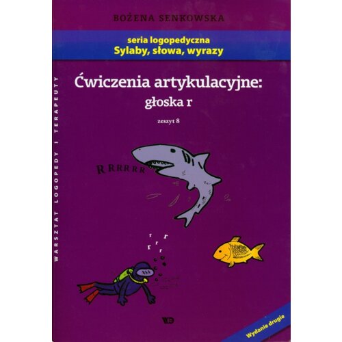 Ćwiczenia artykulacyjne zeszyt 8 głoska R A4