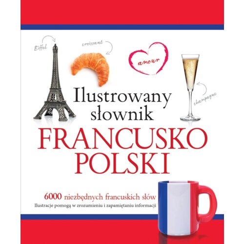 Ilustrowany słownik francusko-polski (różowy)