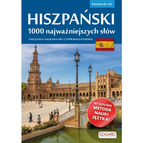 Hiszpański. 1000 najważniejszych słów. Poziom A1-A2