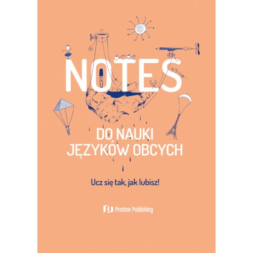 Notes do nauki języków obcych brzoskiwniowy