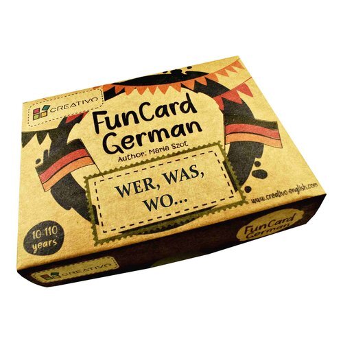 Fun Card German Wer, Was, Wo... CREATIVO