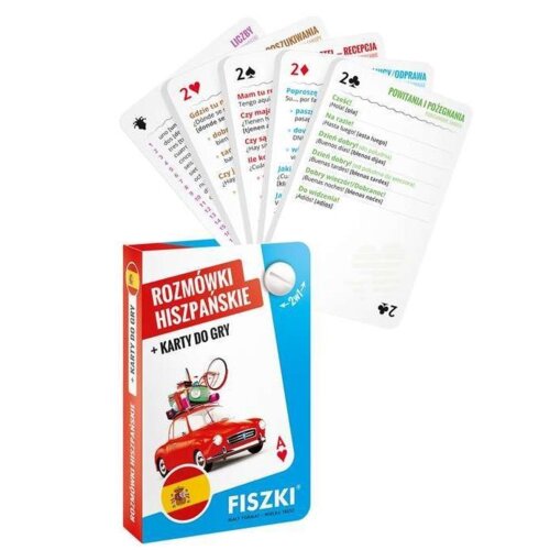 Rozmówki hiszpańskie + karty do gry