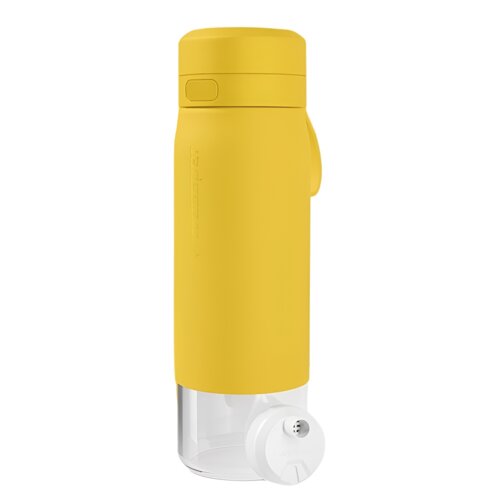 Butelka filtrująca WESSPER B2 Glass Actitex 700 ml Żółty