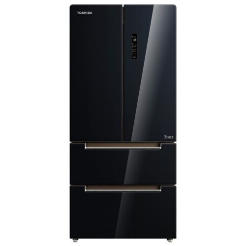 Lodówka TOSHIBA GR-RF692WE-PGJ Side by Side 189.8cm No frost Czarna