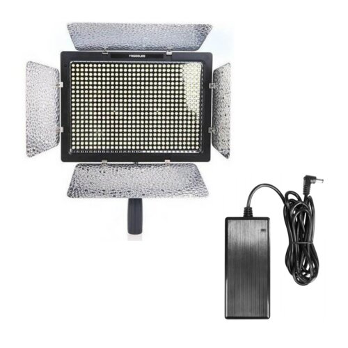 Lampa panel LED YONGNUO YN-600L II, 5600K + Zasilacz sieciowy YONGNUO FJ-SW20171205000D