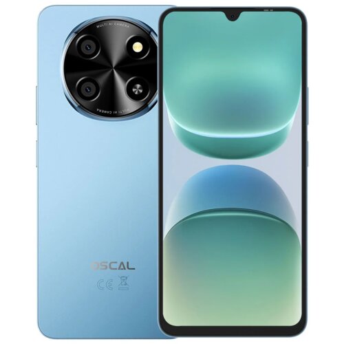 Smartfon OSCAL Tiger 8 5G 4/128GB 6.88" 120Hz Niebieski