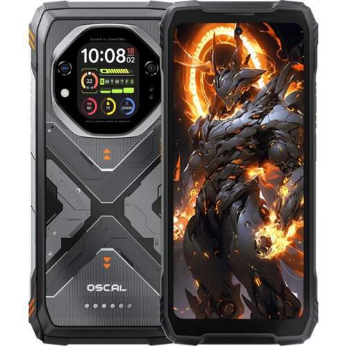 Smartfon OSCAL Tank 1 5G 12/256GB 6.78" 120Hz Pomarańczowy