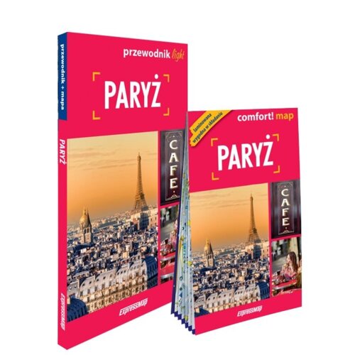 Przewodnik + mapa Paryż light w.2025
