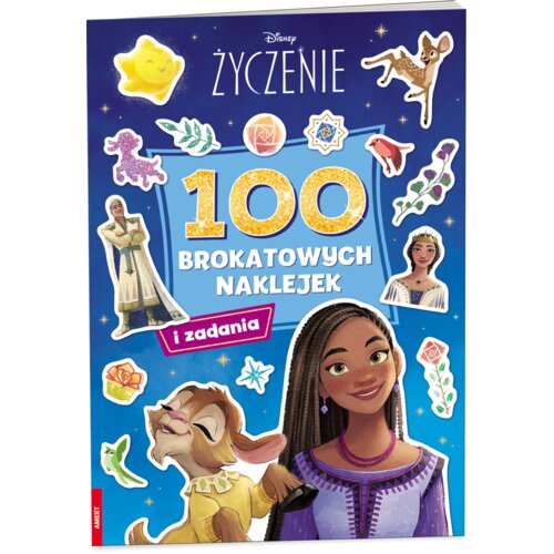 100 brokatowych naklejek. Disney Życzenie