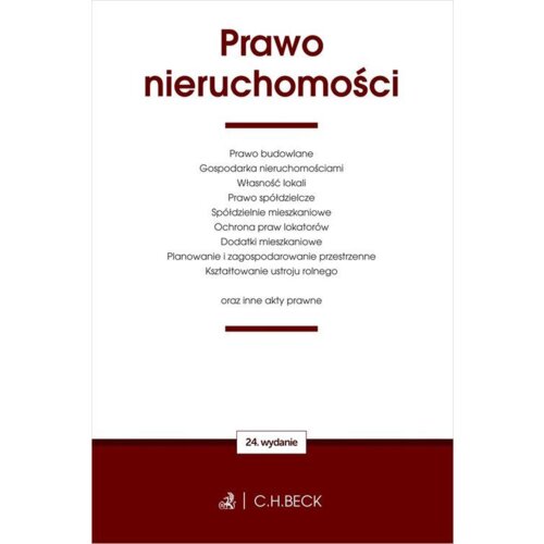 Prawo nieruchomości oraz inne akty prawne