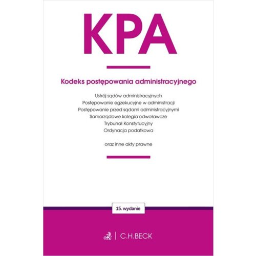 KPA. Kodeks postępowania administracyjnego...