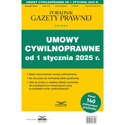 Umowy cywilnoprawne od 1 stycznia 2025